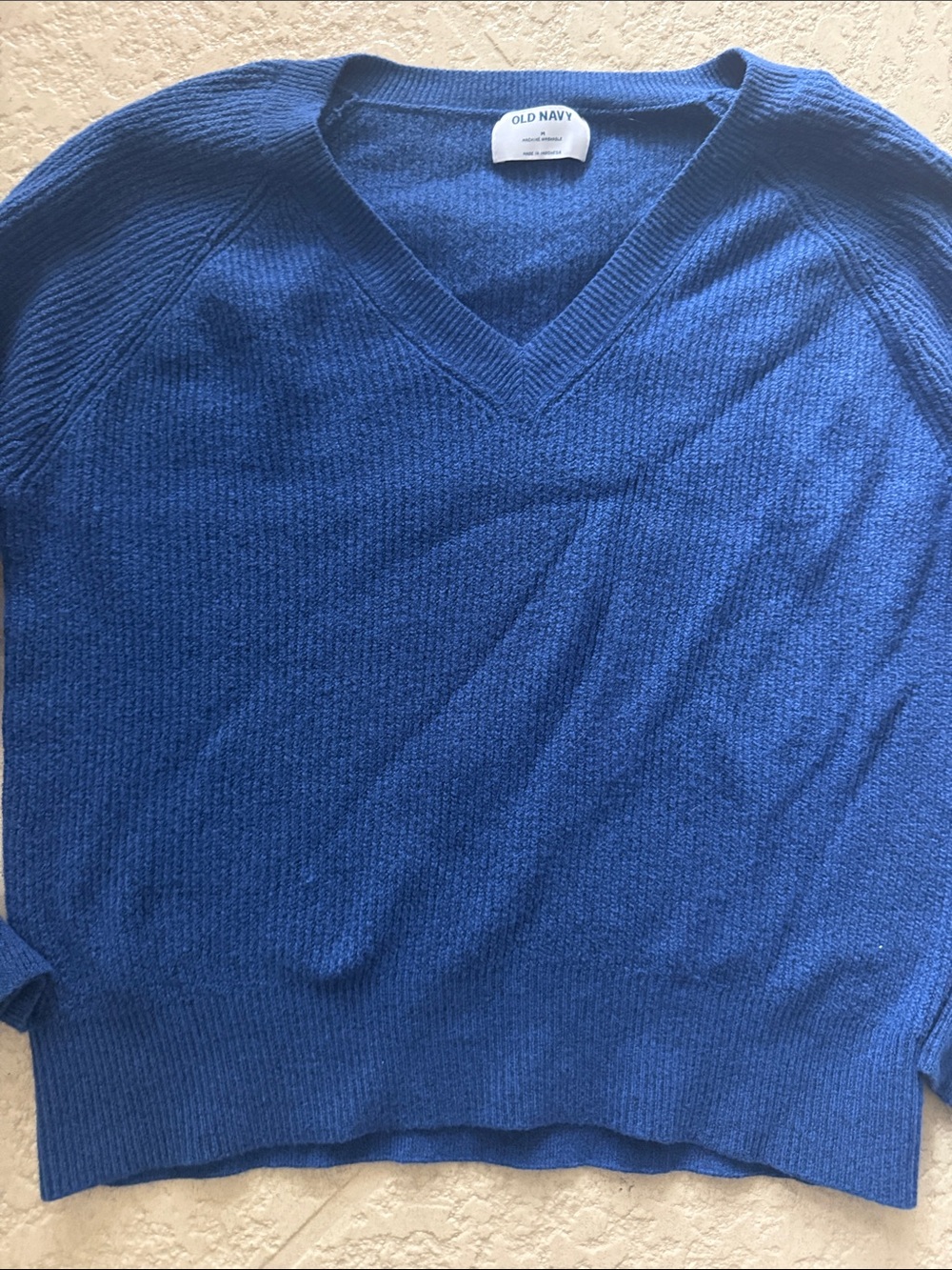 Old Navy Men's V-Neck Sweater in Royal Blue